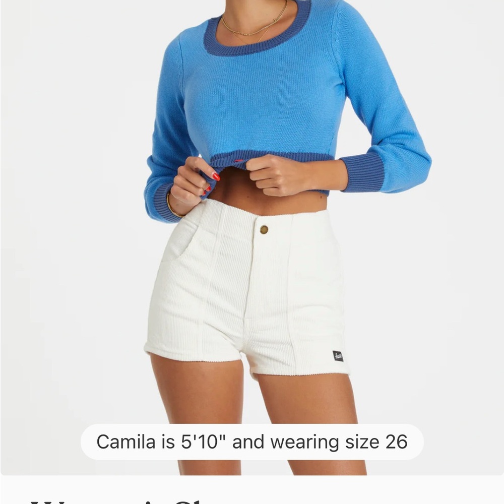 FINAL PRICE Hammies White Shorts